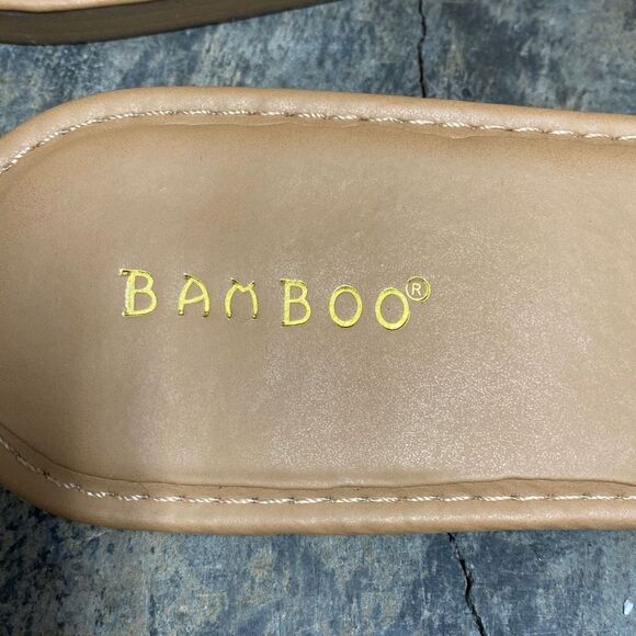 Bamboo Cream & Tan She’ll Slip On Sandal Size 11 - Picture 6 of 6